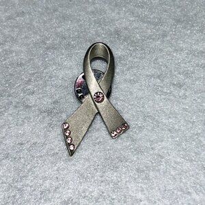 Vintage Avon Breast Cancer Awareness Ribbon Lapel Pin